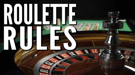 rules of roulette for beginners